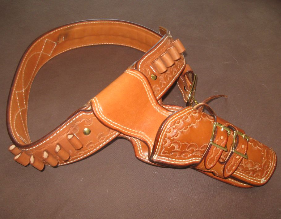 (image for) 1959 Andy Anderson Design Walk & Draw Western Gun Belt & Holster